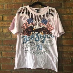 Oversized Vintage Inspired Band Tee